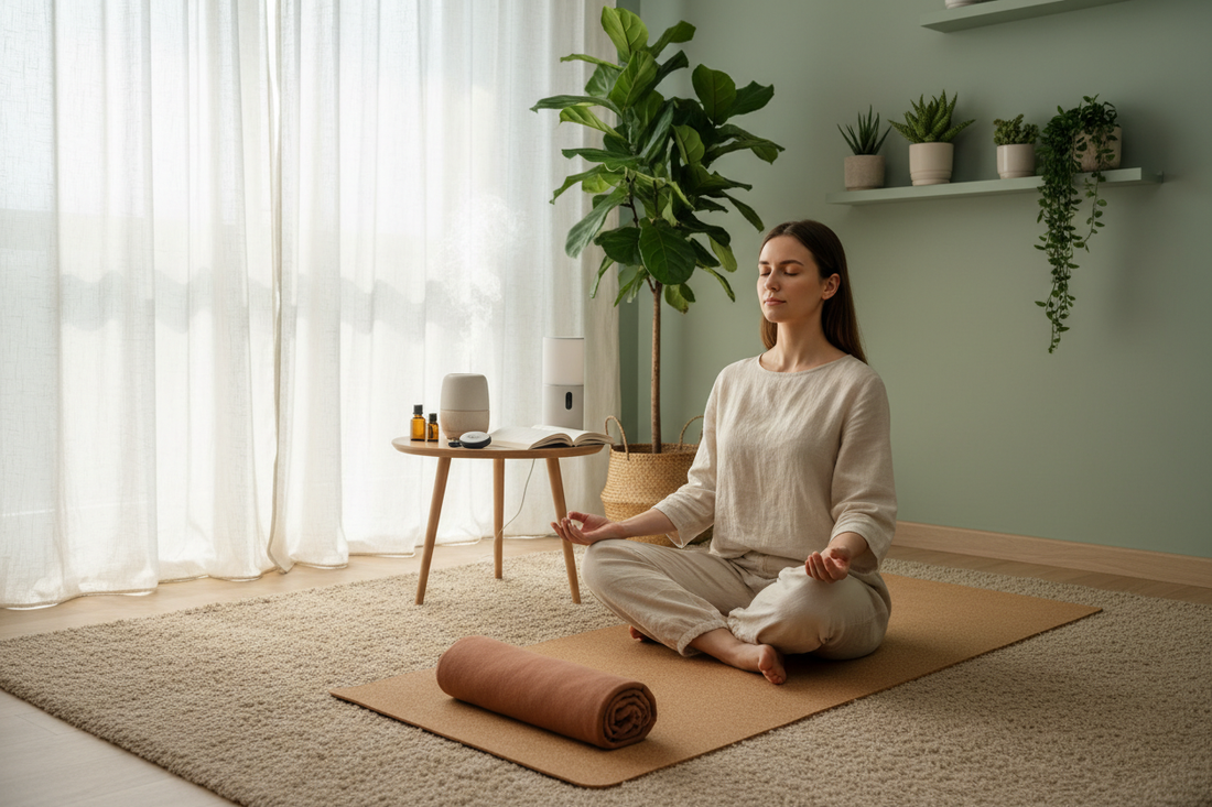 Which wellness devices offer guided meditation and mindfulness features?