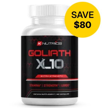 Goliath XL10 – Male Sexual Health & Performance Support Supplement